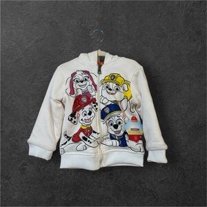 PAW Patrol Toddler Sherpa Zip-Up Hoodie – Size 2T – New with Tags